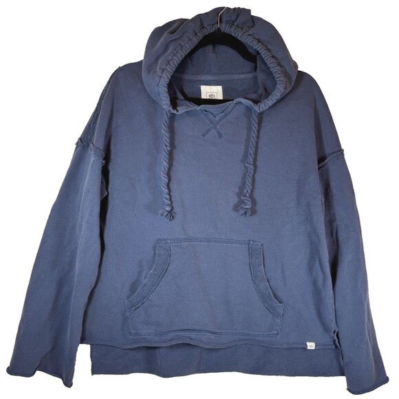 RIP CURL Tops - Rip Curl The Search Hoodie Medium Pullover Sweatshirt 100% Cotton Raw Hem